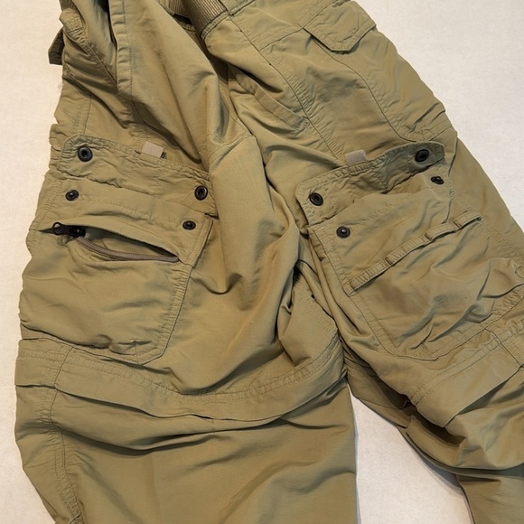 Cabela's Men's Tan Khaki Great Trail Zip-Off Convertible Pants Size 38x30 - Picture 10 of 14